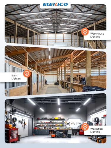 Super Bright Upgrade LED Shop Lights Linkable