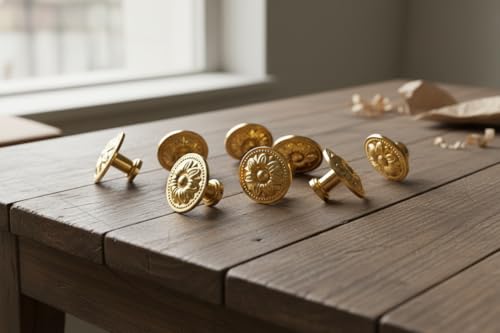 Vintage Style Sunflower Drawer Knobs