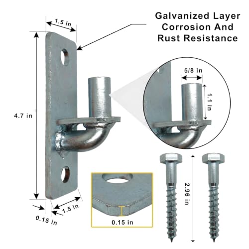 Wall Mount Gate Hinges Heavy Duty