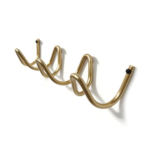 Coat Rack Wavy Wall Mount