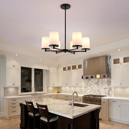 Modern 6 Light Chandelier