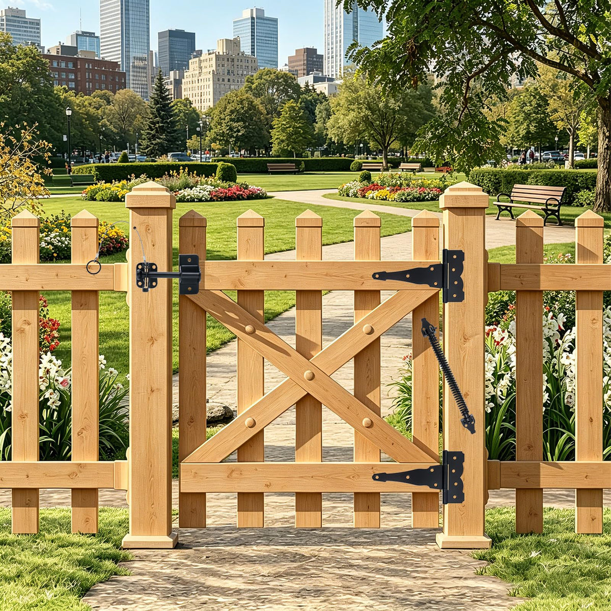 Self Locking Gate Latch (Latch+pull cord)