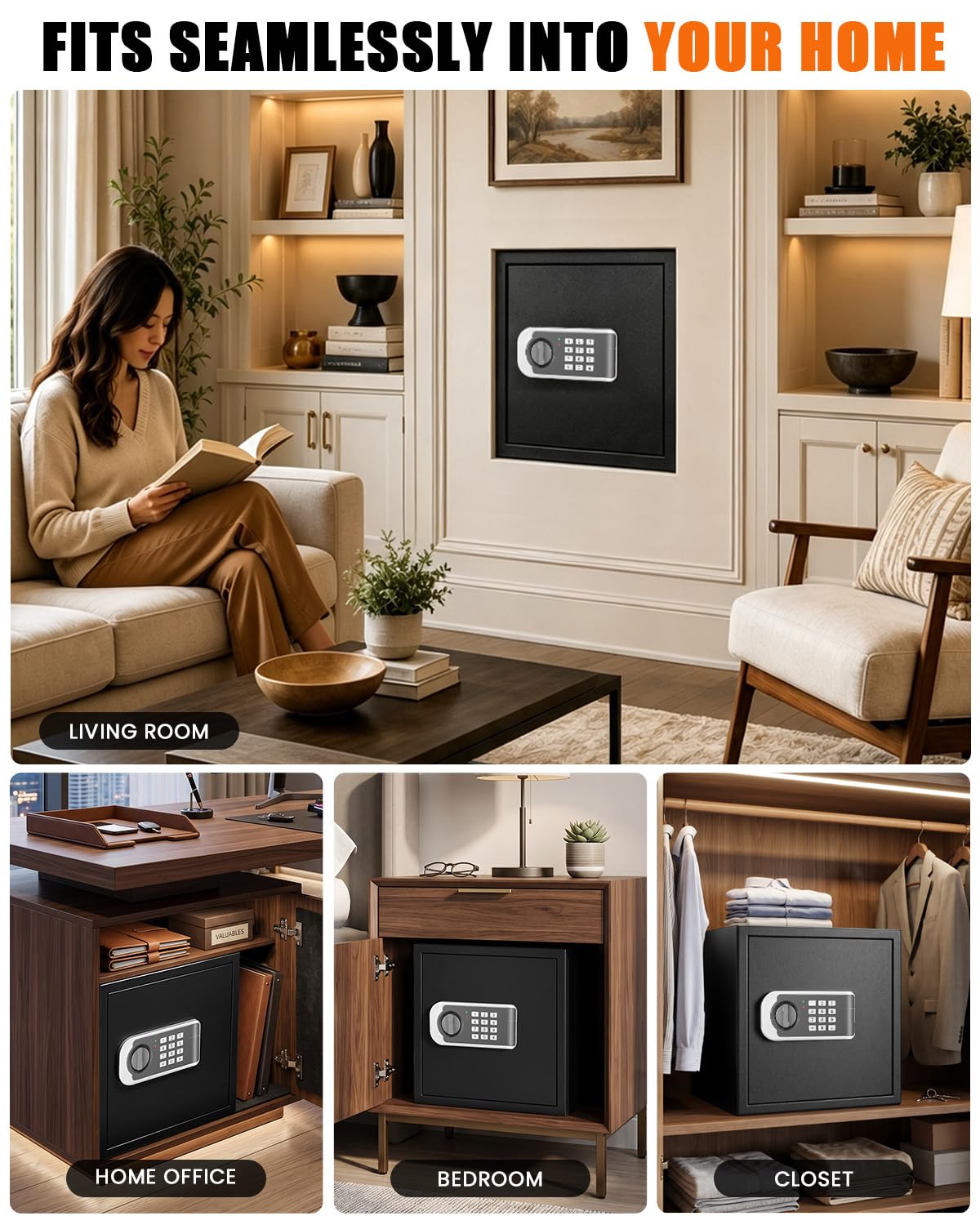 Fireproof Safe 𝟏𝟕𝟎𝟎°𝐅 𝟑𝟓 (2.0 Cuft-35MINS)