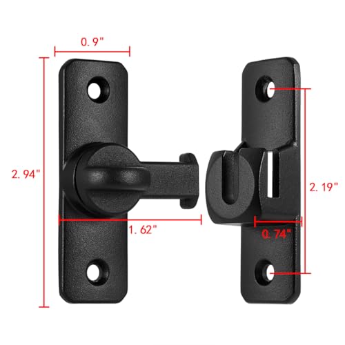 Matte Barn Door Latches