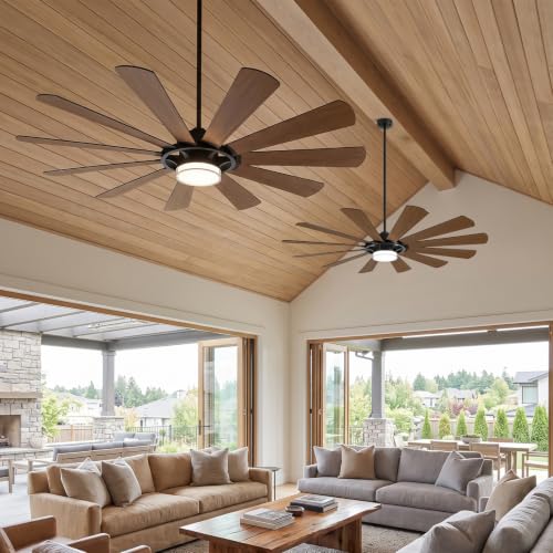 12 Blade Windmill Ceiling Fan