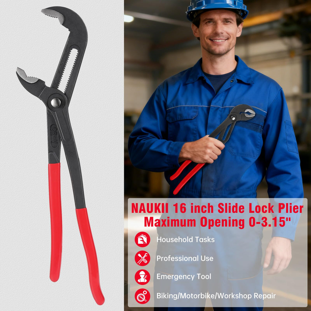 16 Inch Water Pump Pliers (16 Inch)