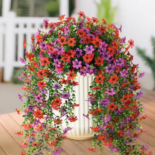 Artificial Fake Hanging Flowers Plants for Outdoor Summer Decoration
