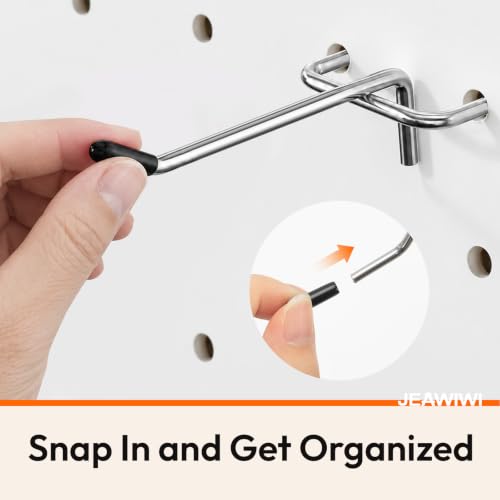 Silver Pegboard Hooks