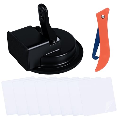Floor Gap Fixer Tool with 4.7" Silicone Suction Cup Complete Floor Gap Repair Kit with 8 Sticky Pads & Grout Removal Tool