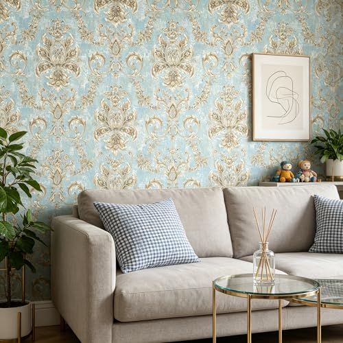Vintage French Peel and Stick Floral Wallpaper