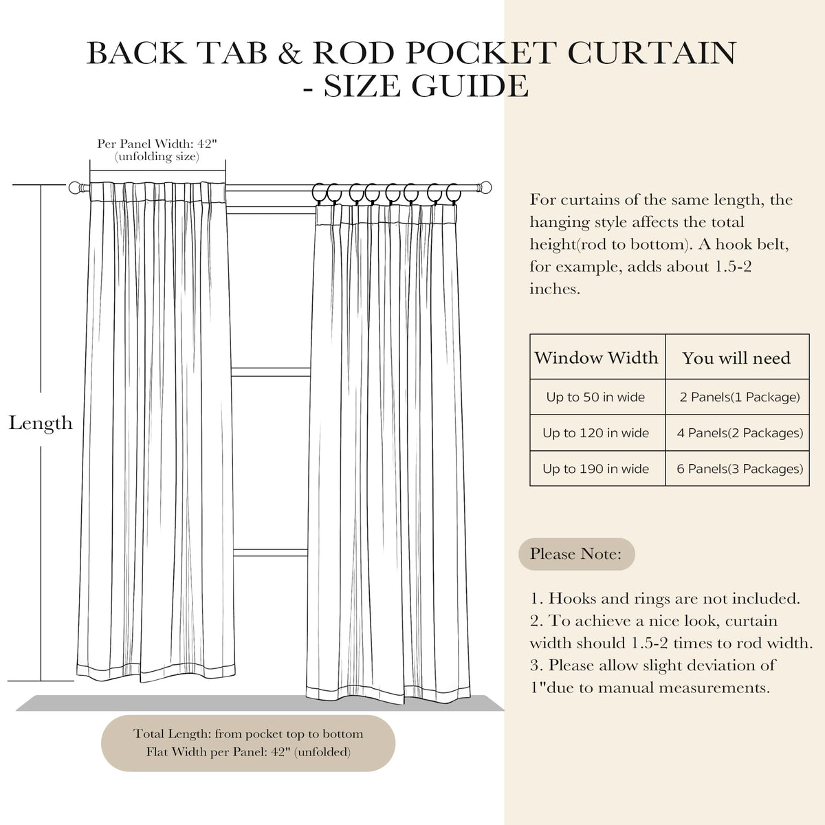 Blackout Curtains Short (Mint Green / 42"W x 36"L (Pack of 2))