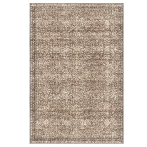 6x9 Area Rugs (Dark Brown / 6' x 9' (Rectangular))