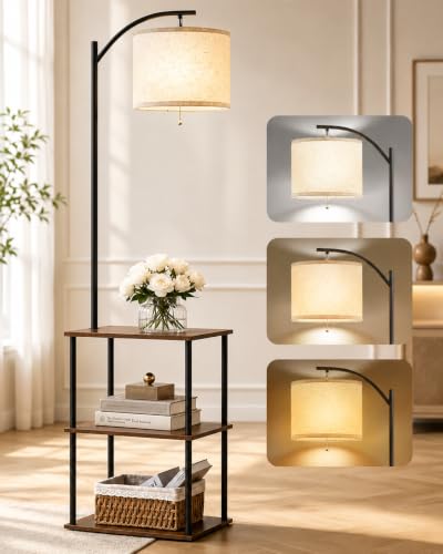 Floor Lamp with Table