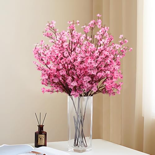 5 Pcs Fake Flowers (Pink / 5 Pcs)