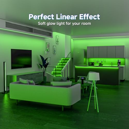 FCOB 5V USB Powered Green Color COB LED Strip Lights for TV (Green / 3.28FT)