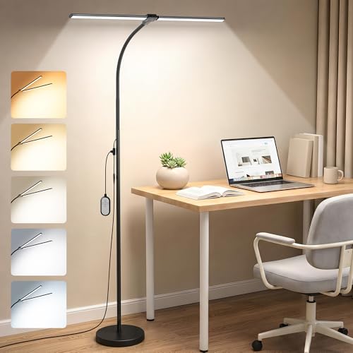 Double Head LED Floor Lamp