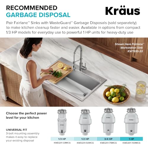 Fairlane 28 in Drop In Single Bowl Stainless Steel Kitchen Sink (28 Inch / Single Bowl — Drop In)