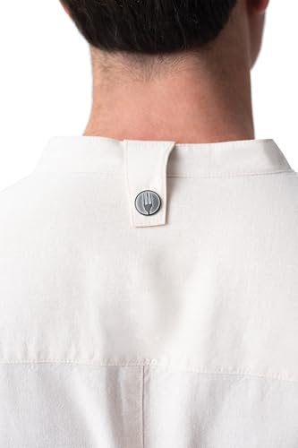 Men's Cardiff Chef Coat (Oat / Small)