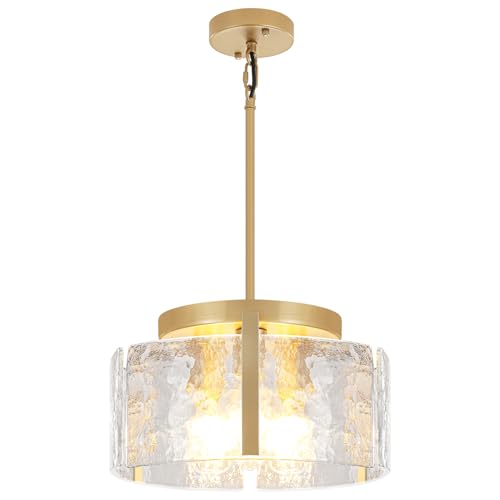 Modern Gold Dining Room Light Fixture 3 Lights Chandeliers for Dining Room (Gold / 15"/3-Light)