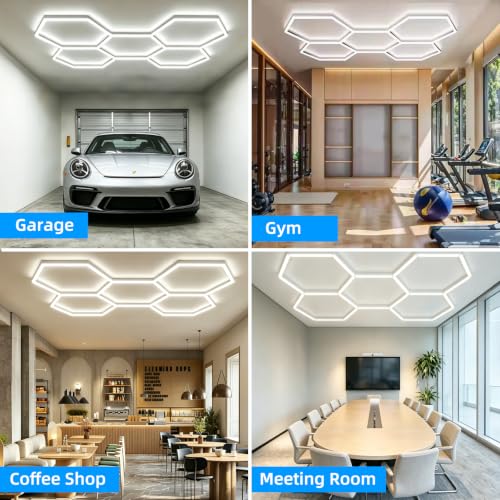 Hexagon Garage Lights 168W 21000LM
