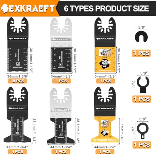 55PCS Multitool Blades