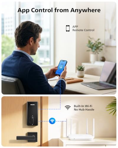 Wi Fi Smart Front Door Lock Set