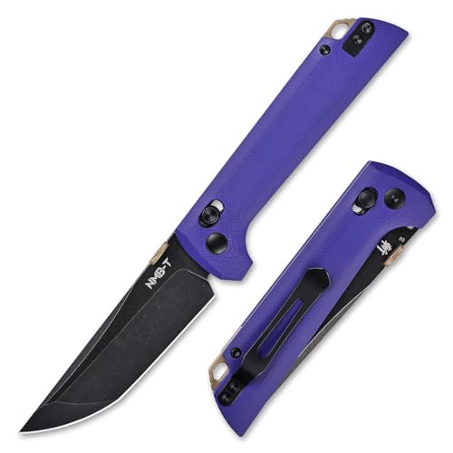 NMBT Chop2 Folding Pocket Knife Crossbar Lock 3.54" D2 Blade