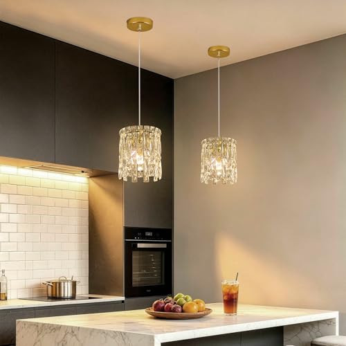 Modern Gold Crystal Chandelier Dimmable