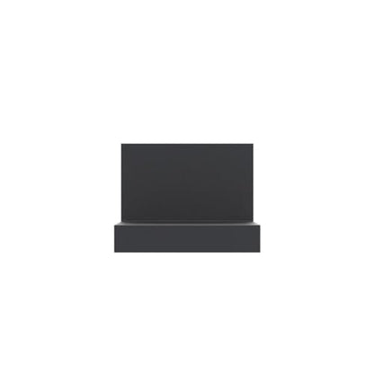 RICHER HOUSE 7-Set Small Floating Wall Shelf, No Drill Bathroom Shelf Black | Display Ledge Shelf, Adhesive or Screw Dual-Mount, Mini Plastic Shelf for Bedroom Dorm Decor, Renter friendly, 4x3.3x3 Inch