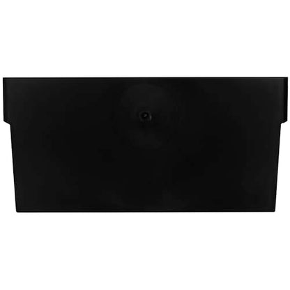 Akro-Mils 40130 Plastic Width Dividers for 4" Tall Shelf Bins Models 30130, 30138, and 30164, Custom Storage Inserts for Tools, Crafts & Supplies, 24-Pack, Black