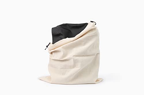 Organic Cotton Dust Proof Storage Bags for Handbags - Large Purse Storage Bags - Dust Bag Cover for Expensive Purses & Handbags - Extra-Large Cotton Drawstring Storage Bags (3 Bags - 26"x20")
