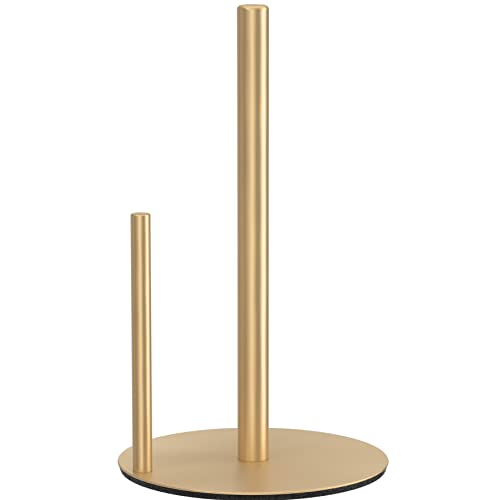 Paper Towel Holder Gold, Premium Stainless Steel K... (Gold | Stainless Steel)