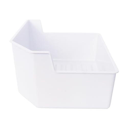 Kitchen Basics 101 240385201 Ice Cube Bucket Container Tray Storage Bin Compatible with Frigidaire Kenmore Electrolux 7240385201 AP2116228 891419, AH430380, EA430380, PS430380 (Refrigerator, Bin ONLY)
