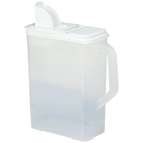 Bulk Food Storage Container 8 Quart All Purpose Cl... (White | Plastic)