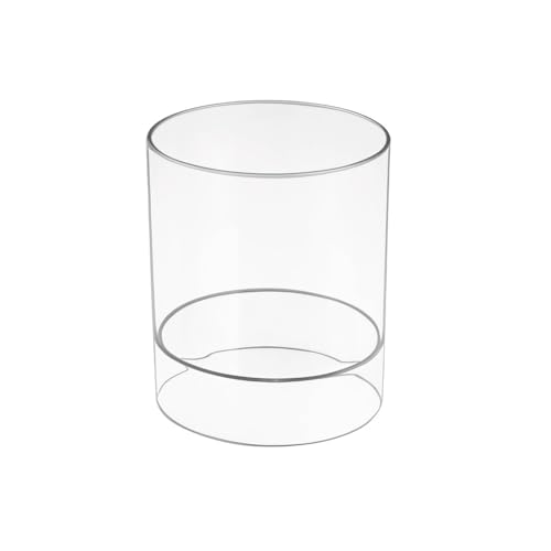 iDesign Clarity Collection Hair Accessories Organizer Canister, Clear | 6" x 6" x 7"