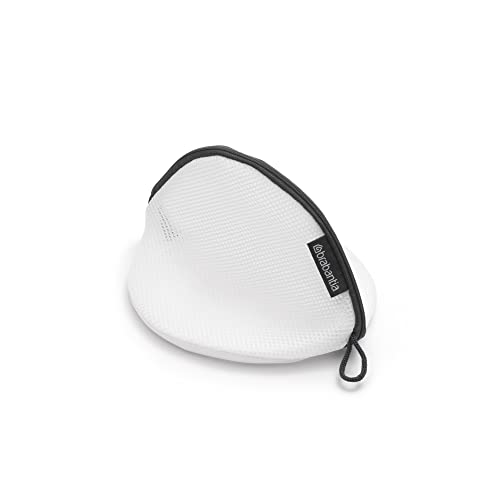 Brabantia Mesh Zip Up Laundry Bra Bag (White) for Washing Machine Delicates, Organizer Travel Bags