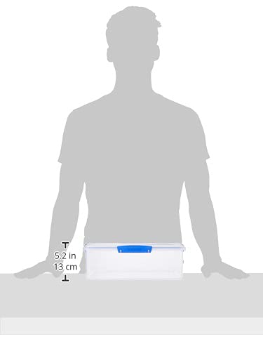 Sistema KLIP IT Large 7L Food Storage Container, Airtight & Stackable, Dishwasher, Freezer, & Microwave-Safe, BPA-Free