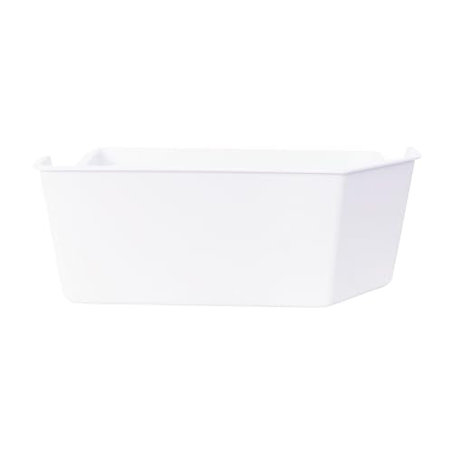 Kitchen Basics 101 240385201 Ice Cube Bucket Container Tray Storage Bin Compatible with Frigidaire Kenmore Electrolux 7240385201 AP2116228 891419, AH430380, EA430380, PS430380 (Refrigerator, Bin ONLY)