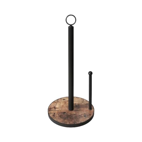 Paper Towel Holder Countertop, Heavy Duty Wood Bas...