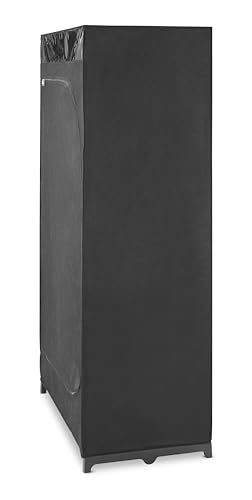 Whitmor Portable Clothes Closet - Freestanding Garment Organizer with Cover - 36 Inches Wide - Black