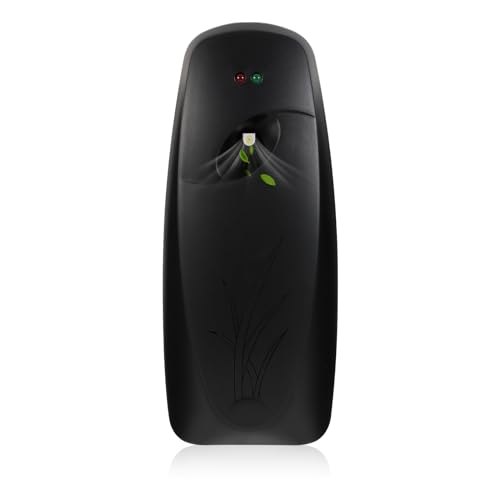 Automatic Air Freshener Spray Dispenser - Commercial and Home Use - Multiple Time Scent/Mist Release Settings for Room/Restroom Sprayer,Air Freshener not Included,Black