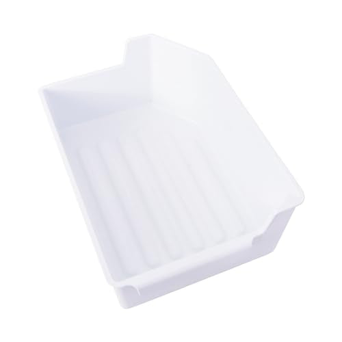 Kitchen Basics 101 240385201 Ice Cube Bucket Container Tray Storage Bin Compatible with Frigidaire Kenmore Electrolux 7240385201 AP2116228 891419, AH430380, EA430380, PS430380 (Refrigerator, Bin ONLY)