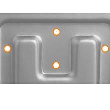 Mount Plus MP-06-02 Cable Box Mount, Modem Mount | Adjustable Wall Mount for Small and Wide Devices | Media Players, Cable Boxes, Modems, DVD Players | Game Console (Wide)