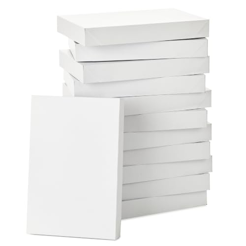 Hallmark 17" XL Gift Boxes with Lids (12 White Robe Boxes, White) for Birthdays, Graduations, Christmas, Weddings, Bridal Showers