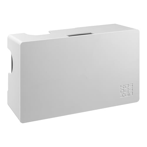 Cable Management Box with Included Mounting Hardware – ABS Cord Organizer (12,7 x 7,8 x 4,5 in) | Heat-Tolerant Power Strip & Cable Storage | Wall-Mountable or Floor Use