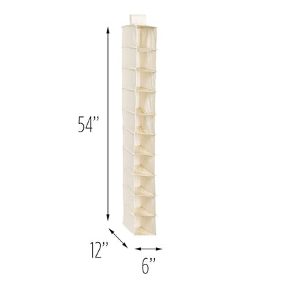 Honey Can Do 10 Shelf Shoe Org, Natural SFT-01254 Natural