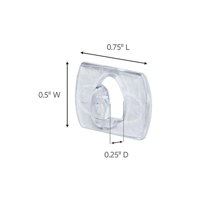 Command 17026CLR-ES Decorating Clips, Clear, 20-Clips (2 Pack)