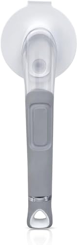 The Original Smiling Handle with Soap Dispensing for Scrub Daddy (Reg. TM) Sponge and Scrub Moji Sponge (White)