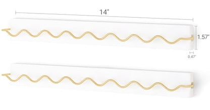 Mkono Wall Sunglass Organizer, Wood Hanging Glasses Holder Storage 2 Pack | Space Saving, Holds 8 Eyewear Pairs, Eyeglass Display, Easy to Install, for Entryway Bedroom Living Room Girl Room Gift Ideal