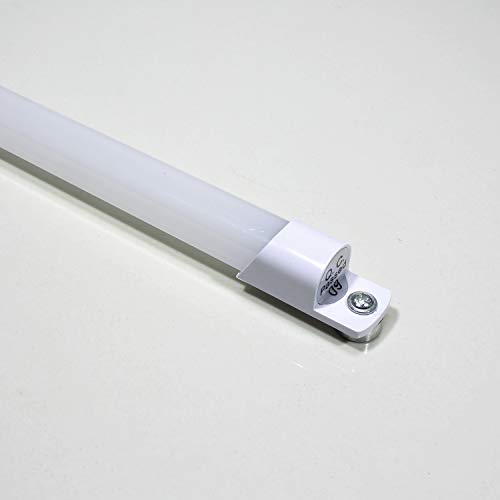 110V LED Under Cabinet Lighting,17inch LED Strip L... (White(6000K) | Plastic)